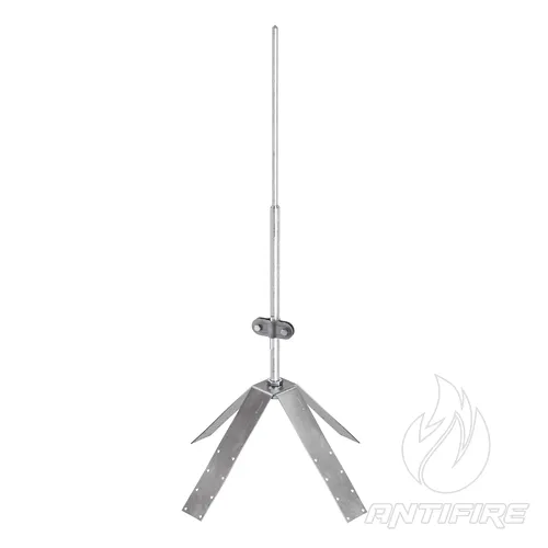 Блискавкоприймач на чотирьохскатний дах 1,5 м (Al/Ni) 