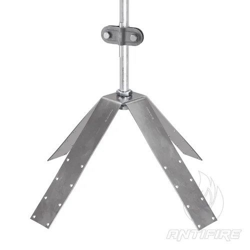 Блискавкоприймач на чотирьохскатний дах 1,5 м (Al/Ni)  (фото 2)