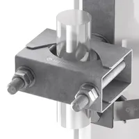 Хомут двойной для молниеприемника к трубе (Ni) thumb-3