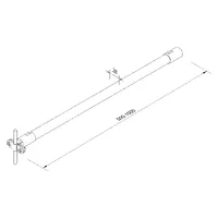 324019 Ізоляційна штанга L500 з Fix (Al/Gfk) thumb-2