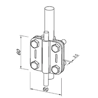 204011 З'єднувач Quadro 2 пл. (StZn) thumb-5