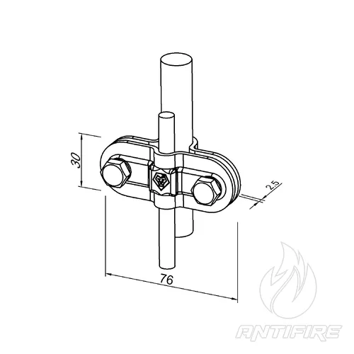 211011 З'єднувач Duos D16 2 пл. (StZn)  (фото 3)