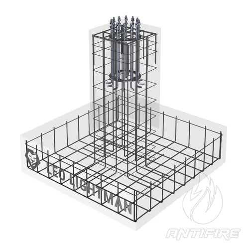 420211 Анкерна закладна для бетонної основи 21-26 м (St)  (фото 2)