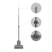 Окремостоячий блискавкоприймач 7 м (StZn/Al) — Блискавкоприймачі