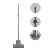 Окремостоячий блискавкоприймач 19 м (StZn/Al) — Блискавкоприймачі