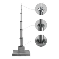 Окремостоячий блискавкоприймач під ESE 30 м (StZn/Ni) thumb-1