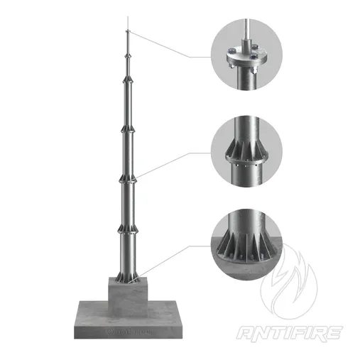 Окремостоячий блискавкоприймач під ESE 30 м (StZn/Ni) 