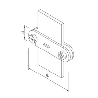 315011 Тримач смуги Fix 40 (StZn) thumb-2