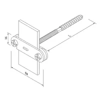 315011 Тримач смуги Fix 40 (StZn) thumb-4
