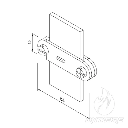 315011 Тримач смуги Fix 40 (StZn)  (фото 2)