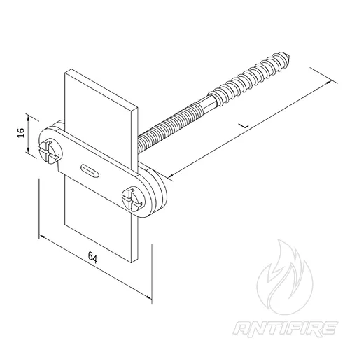 315011 Тримач смуги Fix 40 (StZn)  (фото 4)