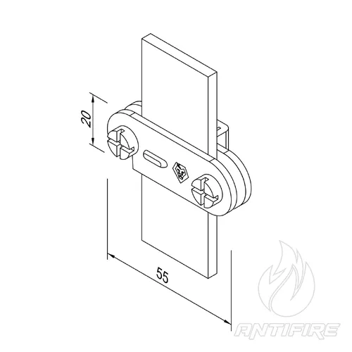 314011 Тримач смуги Fix 30 (StZn)  (фото 2)