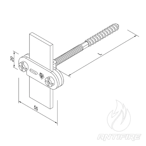 314011 Тримач смуги Fix 30 (StZn)  (фото 4)
