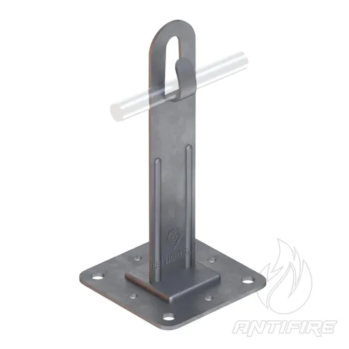 318011 Держатель L100 с крючком на подставке (StZn) 