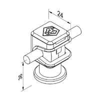 301069 Тримач Сlip сірий М6 (Pa) thumb-4