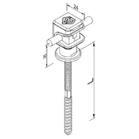 301819 Тримач Сlip під мідь М8 (Pa) thumb-5
