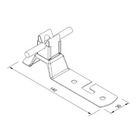 307133 Тримач прямий L140 з Niro (Ni) thumb-2