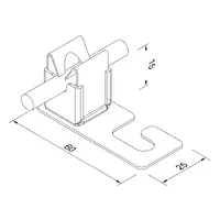 303133 Тримач гаковий з Niro (Ni) thumb-2