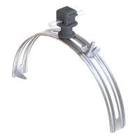 304013 Тримач на півкруглий гребінь даху з Clip (Ni/Pa) — Комплектуючі