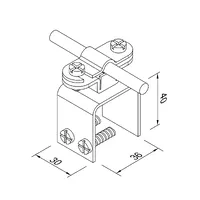 316031 Тримач фальцевий Max з Fix (StZn) thumb-2