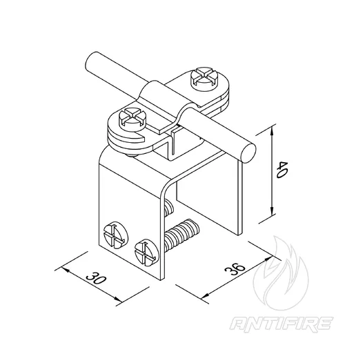 316031 Тримач фальцевий Max з Fix (StZn)  (фото 2)