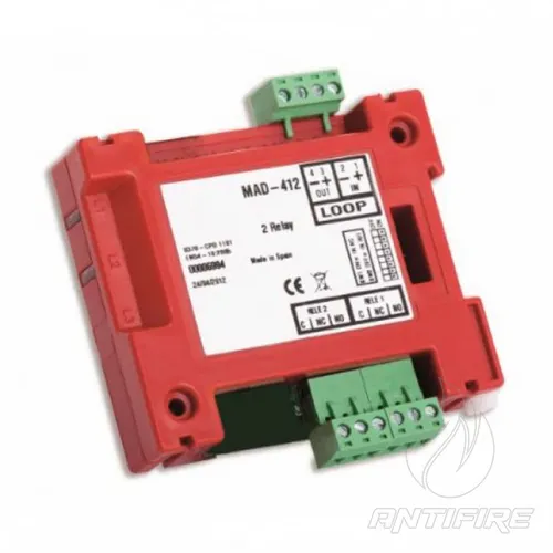 Модуль керування для індикації стану обладнання Detnov MAD-412 адресний 
