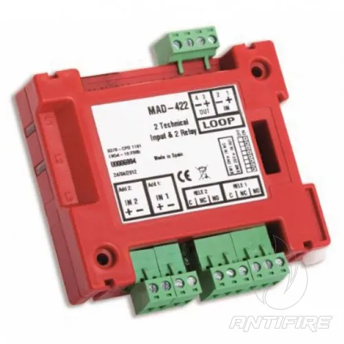 Модуль керування для індикації стану обладнання Detnov MAD-422 адресний 