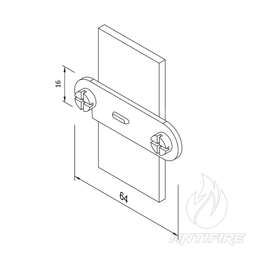 309041 Пластина Fix B40 (StZn)  (фото 2)
