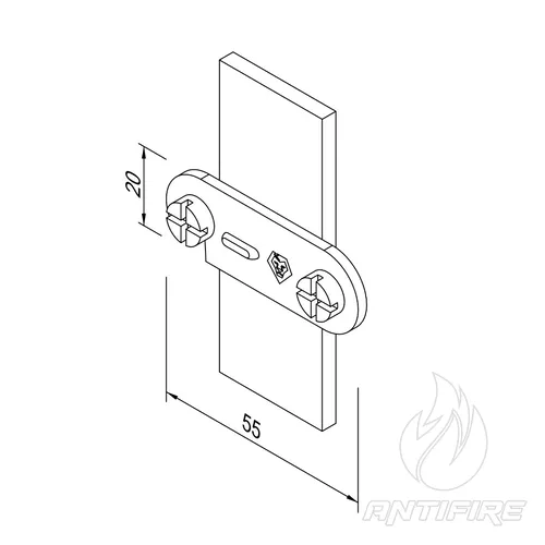 309031 Пластина Fix B30 (StZn)  (фото 2)