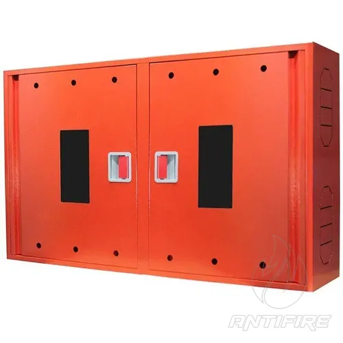 Шафа пожежна ШП 120/60 У-С Червона, (навісна, із задньою стінкою, 1200х600х230мм) 