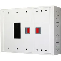 Шафа пожежна ШП 90/70 У-С Біла, (навісна, із задньою стінкою, 900х700х230мм) — Пожежні шафи та комплектація