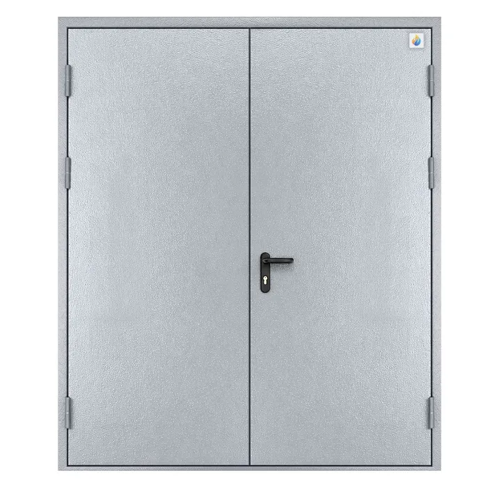 Двері протипожежні металеві глухі ДМП ЕІ30-2-2100х1500 