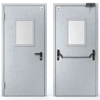 Двері протипожежні металеві зі склінням ДМП ЕІ60-1-2100х900 thumb-3