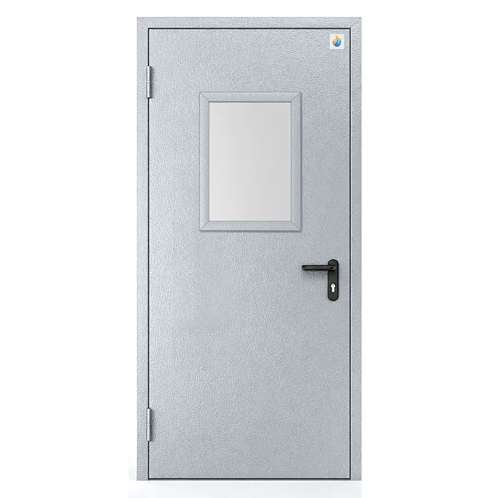 Двері протипожежні металеві зі склінням ДМП ЕІ60-1-2100х900 