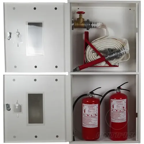 Кран-комплект ЄС-51-1-РСК-50 (Шафа пожежна ШП-60/120-НС Біла) + 2 вогнегасника ВП-5 и ВП-6 