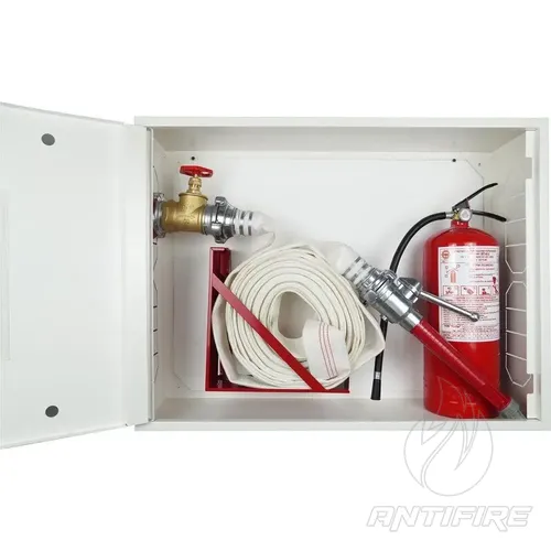 Кран-комплект ЄС-51-1-РСК-50 (Шафа пожежна ШП-80/60-НС Біла) + 1 вогнегасник ВП-5 