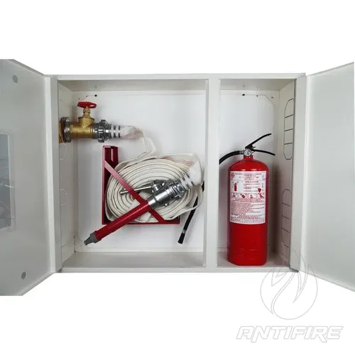 Кран-комплект ЄС-51-1-РСК-50 (Шафа пожежна ШП-90/70-НС Біла) + 1 вогнегасник ВП-5 