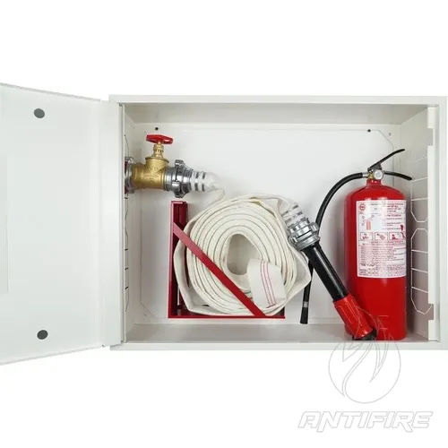 Кран-комплект ЄС-51-1-РСПК-50 (Шафа пожежна ШП-80/60-НС Біла) + 1 вогнегасник ВП-5 