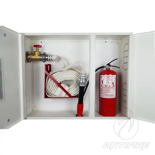 Кран-комплект ЄС-51-1-РСПК-50 (Шафа пожежна ШП-90/70-НС Біла) + 1 вогнегасник ВП-5 