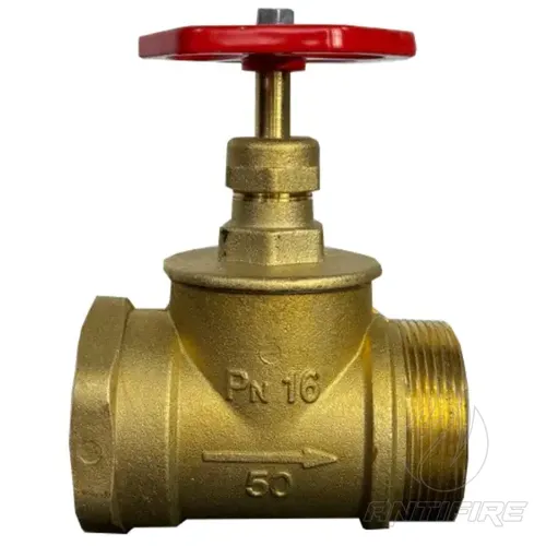 Кран пожежний Ду 50 лат. прямий. (вн.-зов.)  (фото 2)