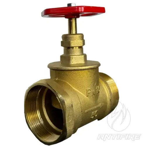 Кран пожежний Ду 50 лат. прямий. (вн.-зов.)  (фото 3)