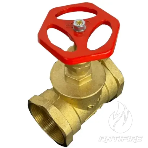 Кран пожежний Ду 50 лат. прямий. (вн.-вн.)  (фото 4)