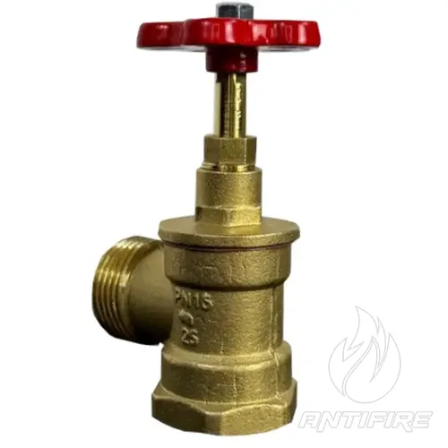 Кран пожежний Ду 25 лат. кут. 90º (вн.-зов.)  (фото 2)