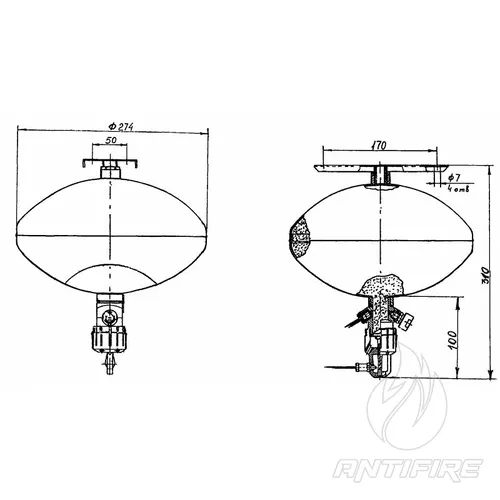 Модуль пожежогасіння поверхневий настінний СПРУТ-3 (пн) -02  (фото 5)