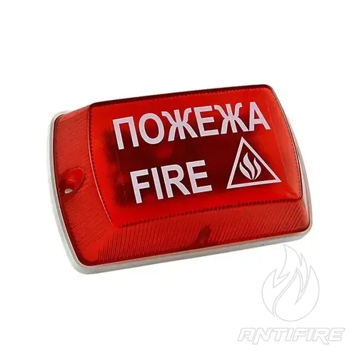 Оповіщувач світлозвуковий "Тортила" С-05С-220, з інформ. написом 