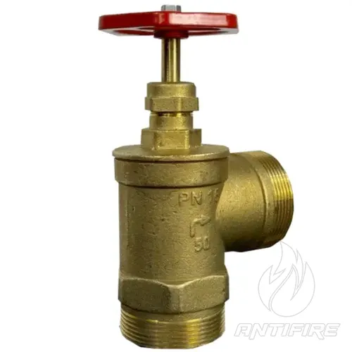 Кран пожежний Ду 50 лат. кут. 90º (зов.-зов.)  (фото 2)