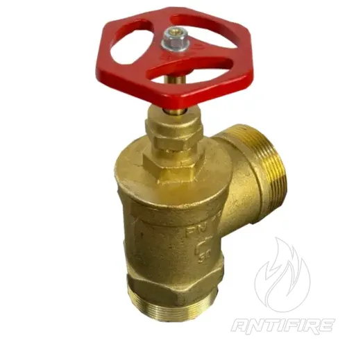 Кран пожежний Ду 50 лат. кут. 90º (зов.-зов.)  (фото 3)