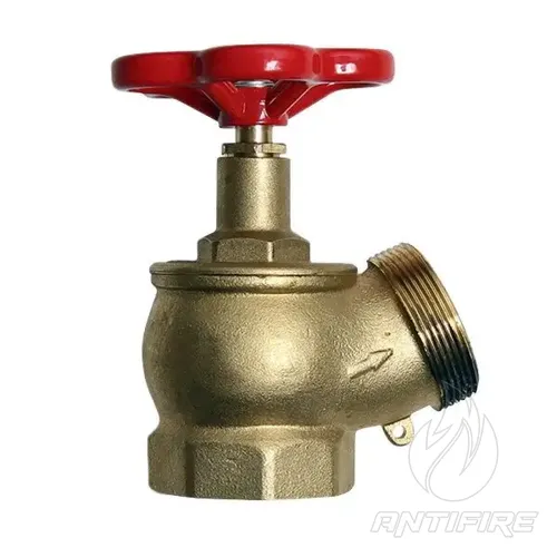 Кран пожежний Ду 50 лат. кут. 125º (зов.-зов.) 