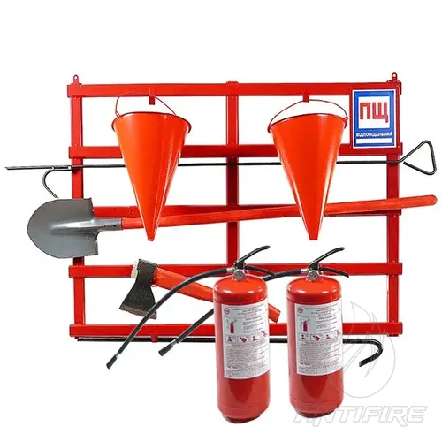 Щит пожежний (комплект 5в) + 2 Вогнегасника порошкових ВП-5 (ОП-5) 