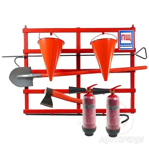 Щит пожежний (комплект 5в) + 2 Вогнегасника вуглекислотних ВВК-3,5 (ОУ-5) 